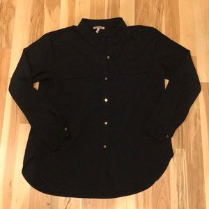 Never worn black Juicy Couture blouse size 4